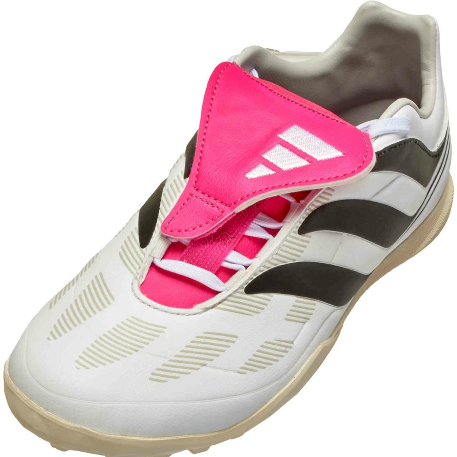 Soccer Shoes * | Kids Adidas Predator Precision.3 Tf White & Black With Team Shock Pink 2 Soccer Shoes