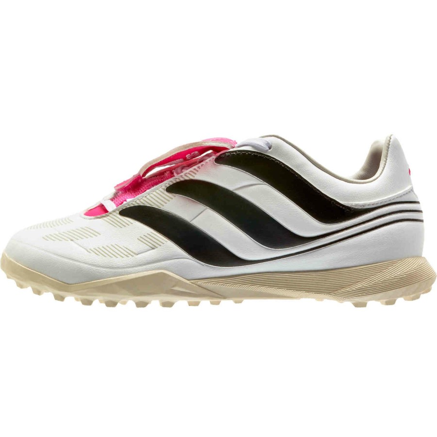 Soccer Shoes * | Kids Adidas Predator Precision.3 Tf White & Black With Team Shock Pink 2 Soccer Shoes