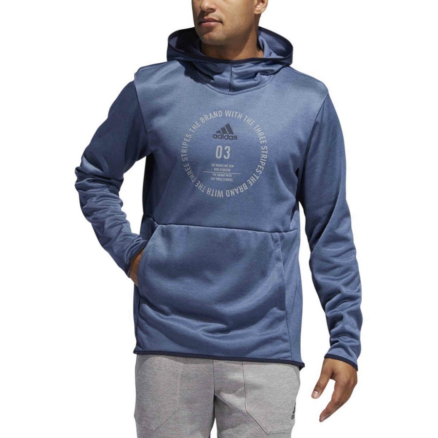 Soccer Apparel * | Adidas Team Issue Lifestyle Badge Of Sport Hoodie Tech Ink Jackets & Sweatshirts