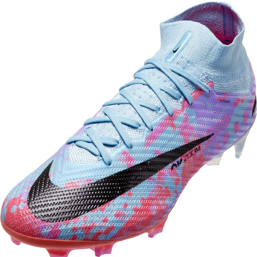 Soccer Shoes * | Nike Zoom Dream Speed Mercurial Superfly 9 Elite Fg Geode Teal & Barely Volt With Fuchsia Dream Soccer Shoes