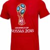 Soccer Apparel * | Adidas World Cup Emblem Tee Youth Red Soccer Shirts