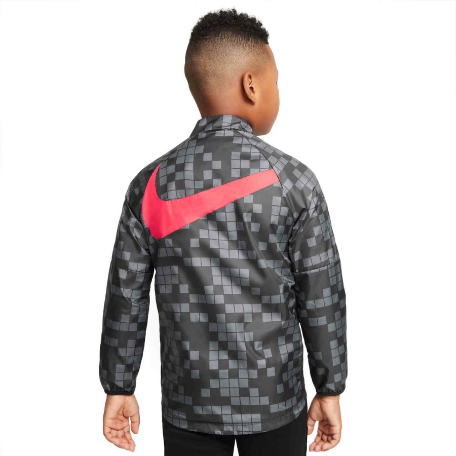 Soccer Apparel * | Kids Nike Psg Dry Repel Awf Graphic Jacket Dark Grey/Black/Siren Red/Siren Red Jackets & Sweatshirts