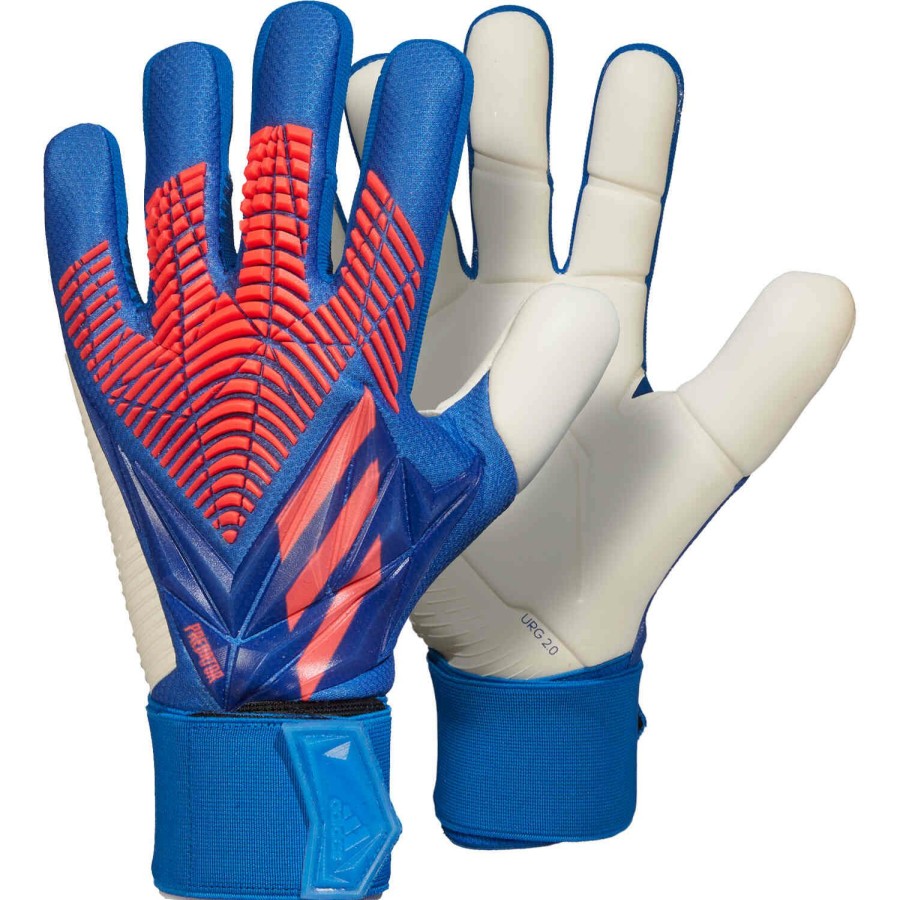 Soccer Equipment * | Adidas Predator Competition Goalkeeper Gloves Sapphire Edge Soccer Equipment