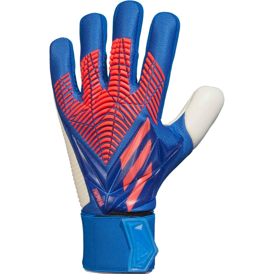 Soccer Equipment * | Adidas Predator Competition Goalkeeper Gloves Sapphire Edge Soccer Equipment