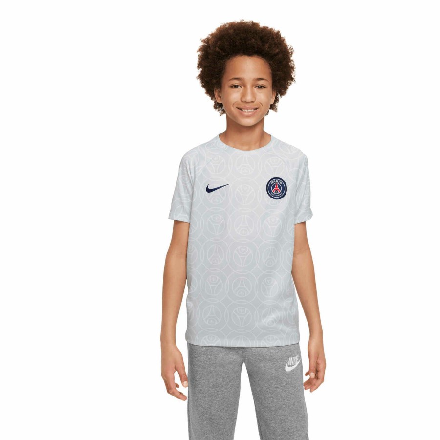 Soccer Apparel * | Kids Nike Psg Pre-Match Top 2022/23 Soccer Shirts