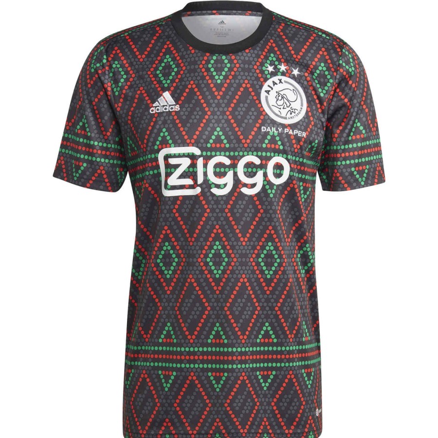 Soccer Apparel * | Adidas X Daily Paper Ajax Pre-Match Top 2022/23 Soccer Shirts