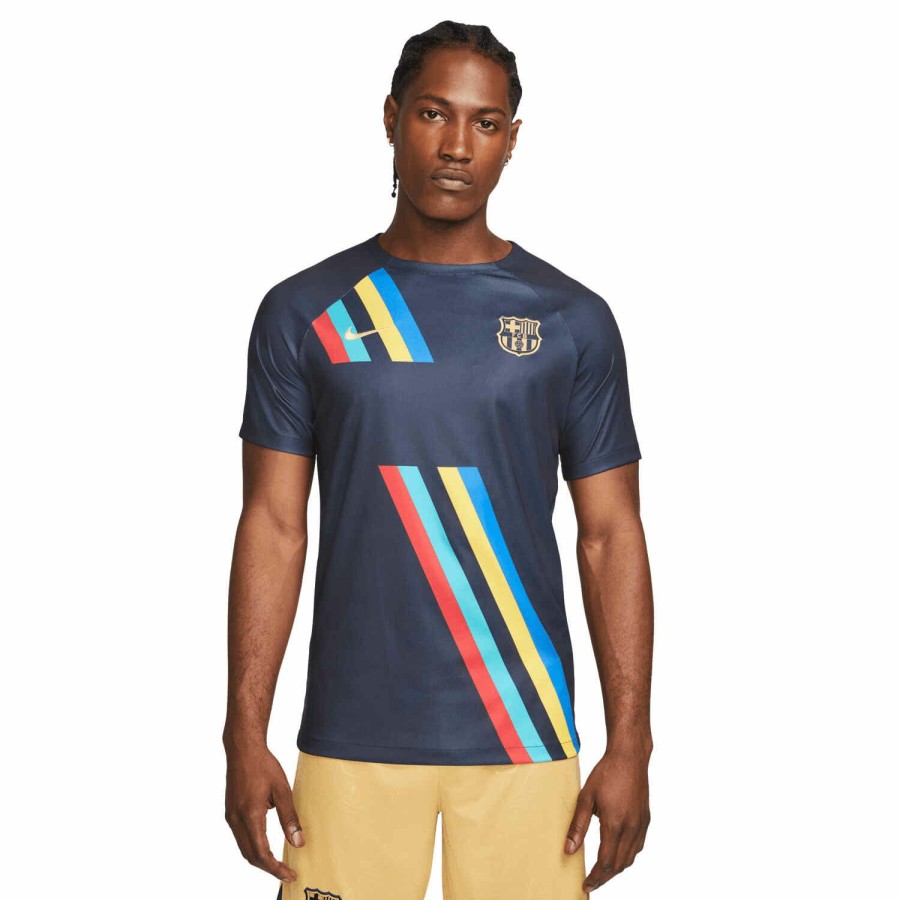 Soccer Apparel * | Nike Barcelona Away Pre-Match Top 2022/23 Soccer Shirts