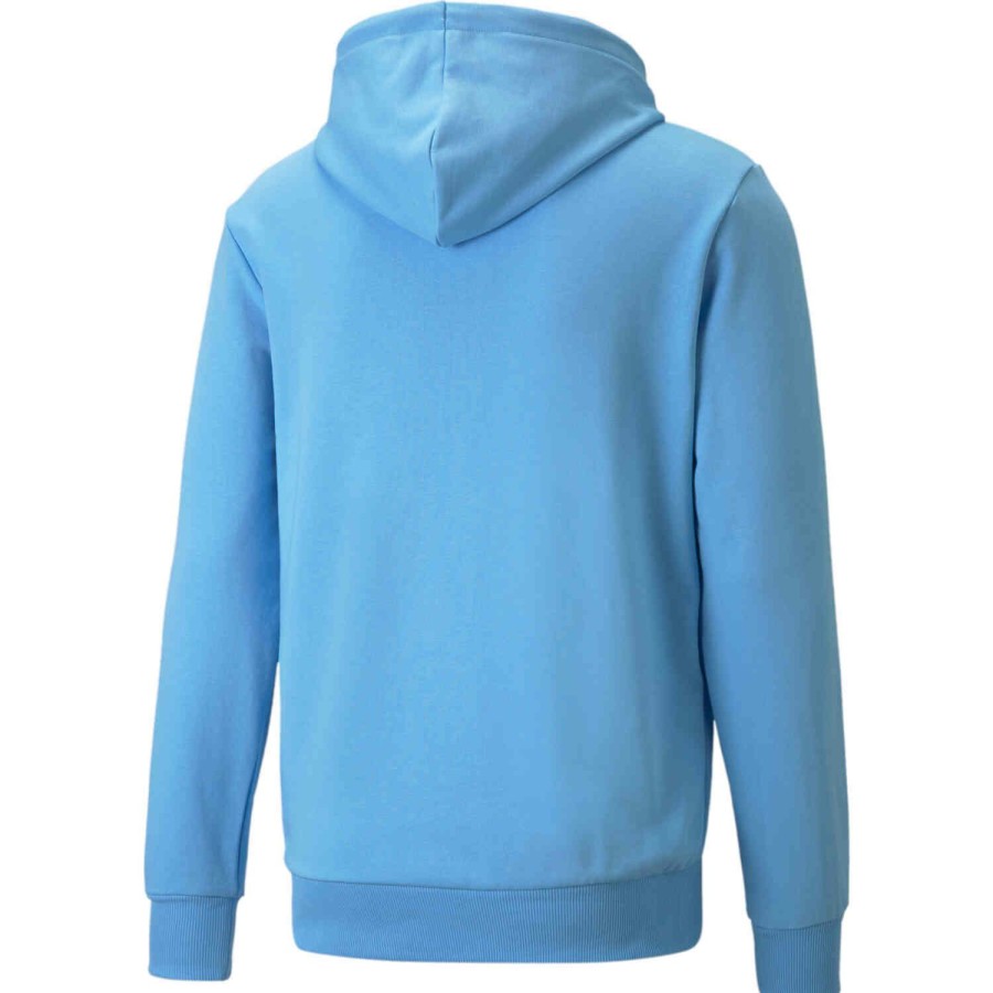 Soccer Apparel * | Puma Manchester City Ftbl Culture Hoodie Team Light Blue/White Jackets & Sweatshirts