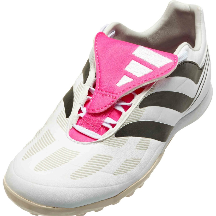 Soccer Shoes * | Adidas Predator Precision.3 Tf White & Black With Team Shock Pink 2 Soccer Shoes