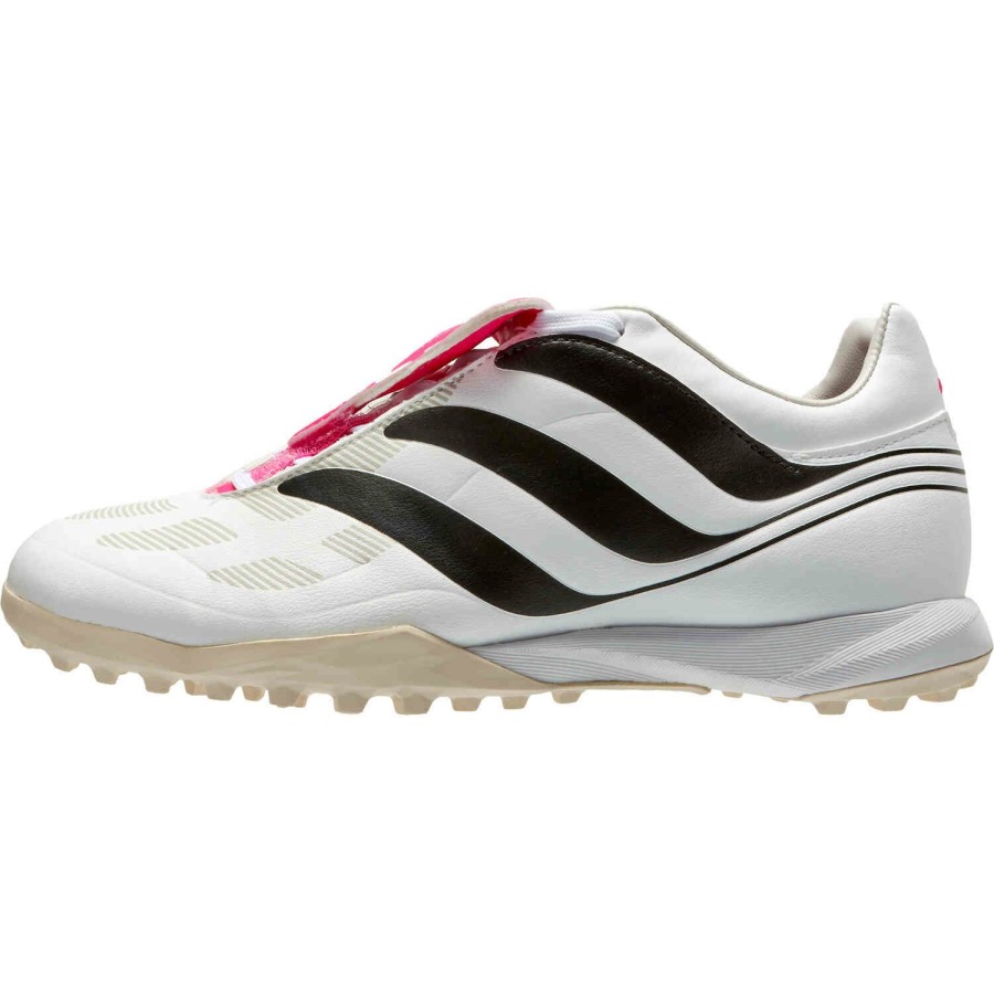 Soccer Shoes * | Adidas Predator Precision.3 Tf White & Black With Team Shock Pink 2 Soccer Shoes