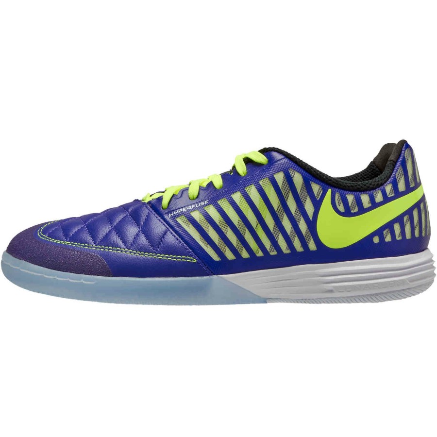 Soccer Shoes * | Nike Lunargato Ii Ic Electro Purple & Volt With Black With White Soccer Shoes