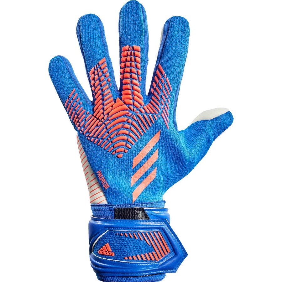 Soccer Equipment * | Adidas Predator League Goalkeeper Gloves Sapphire Edge Soccer Equipment