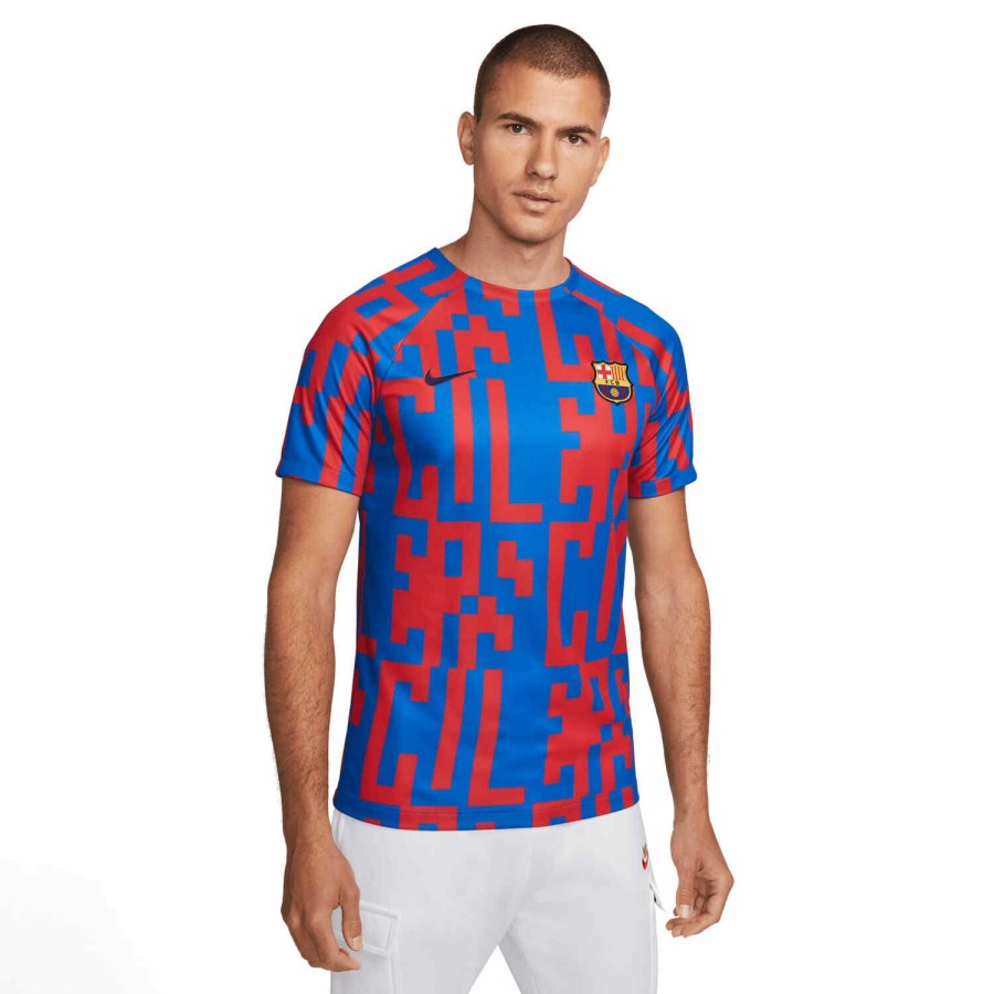 Soccer Apparel * | Nike Barcelona Home Pre-Match Top 2022/23 Soccer Shirts