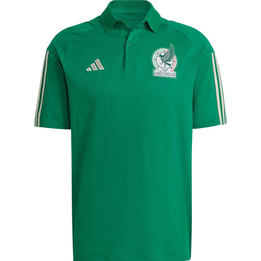 Soccer Apparel * | Adidas Mexico Lifestyle Polo Tiro Off-Pitch Soccer Shirts