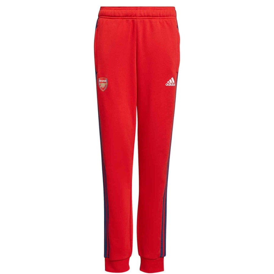 Soccer Apparel * | Kids Adidas Arsenal Sweat Pants Scarlet Soccer Pants