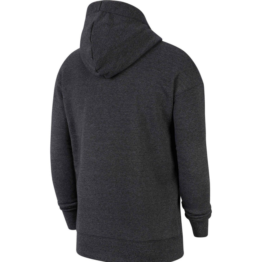 Soccer Apparel * | Nike Heritage Full-Zip Hoodie Black/Heather Jackets & Sweatshirts