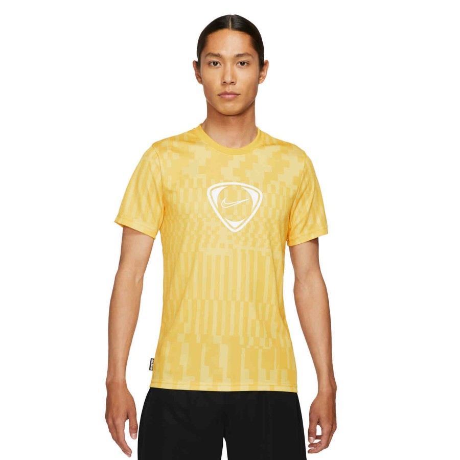 Soccer Apparel * | Nike Fc Lifestyle Joga Bonito Tee Saturn Gold Soccer Shirts