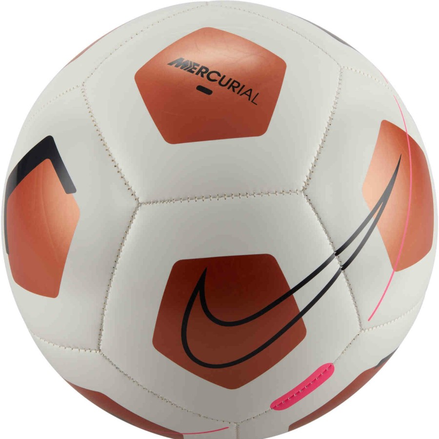 Soccer Equipment * | Nike Mercurial Fade Soccer Ball White & Metallic Copper With Off Noir Soccer Equipment