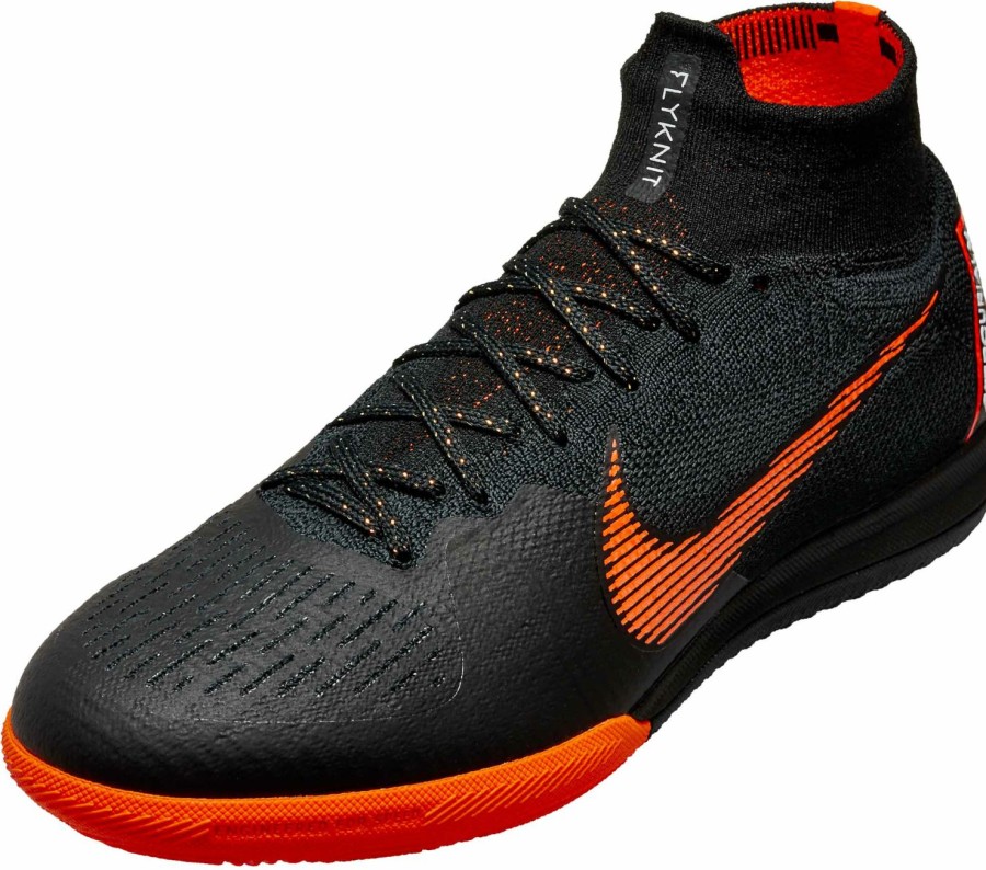 Soccer Shoes * | Nike Superflyx 6 Elite Ic Black/Total Orange Soccer Shoes