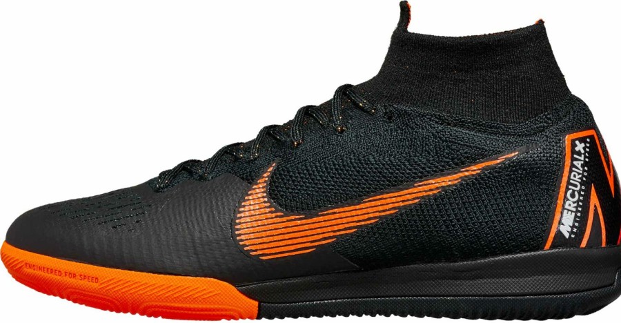 Soccer Shoes * | Nike Superflyx 6 Elite Ic Black/Total Orange Soccer Shoes