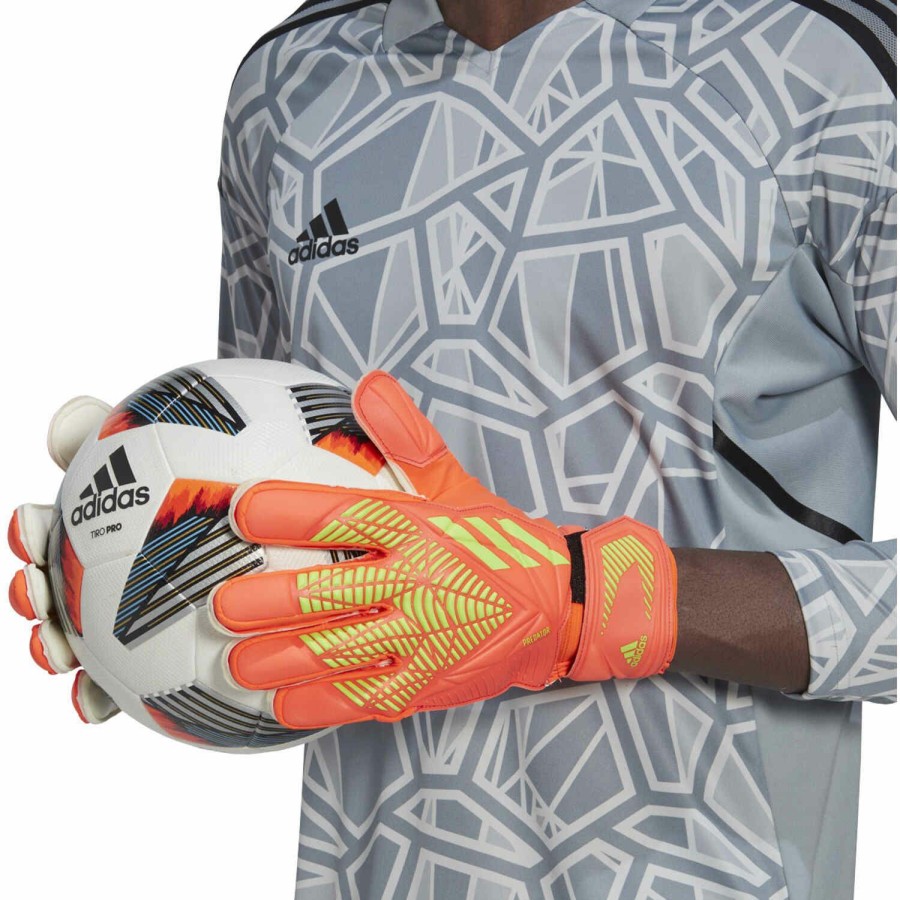 Soccer Equipment * | Adidas Predator Match Goalkeeper Gloves Game Data Pack Soccer Equipment