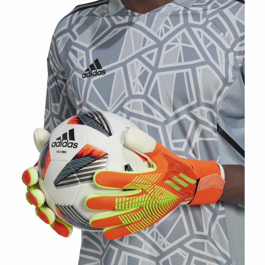 Soccer Equipment * | Adidas Predator Competition Goalkeeper Gloves Game Data Pack Soccer Equipment