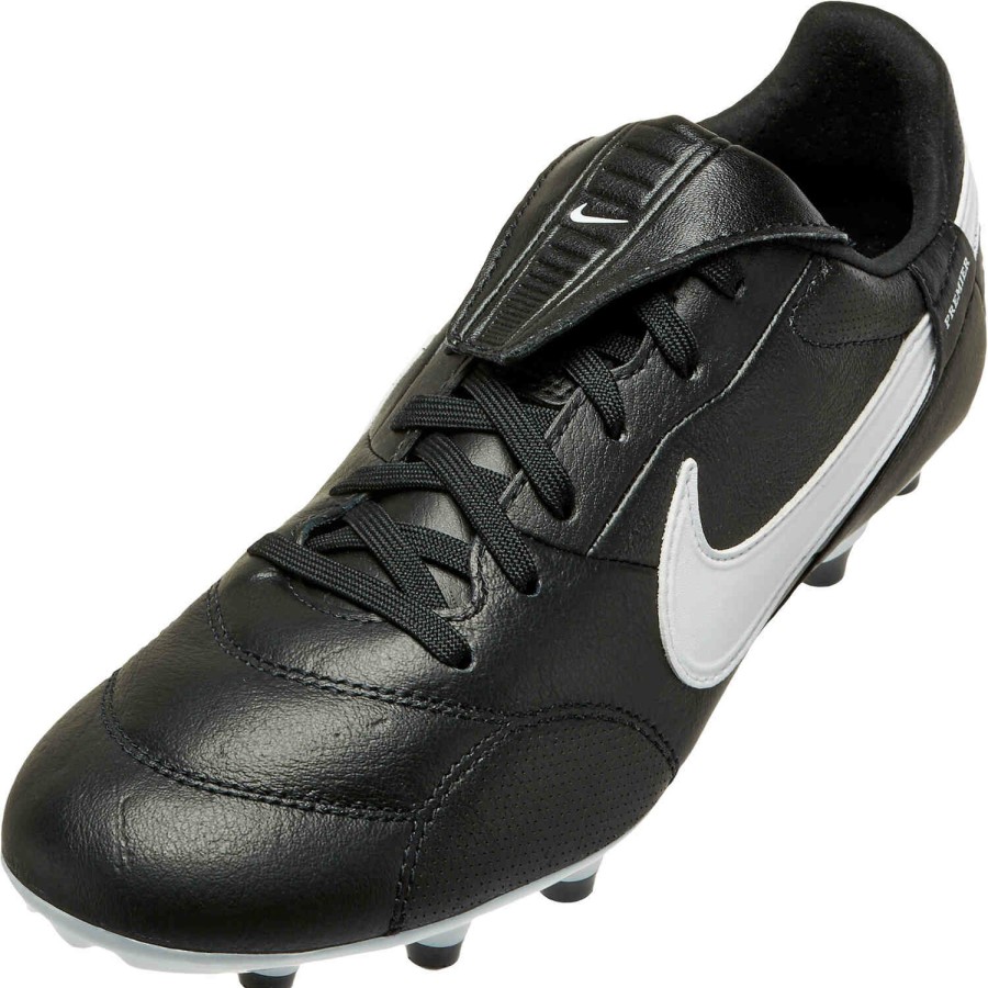 Soccer Shoes * | Nike Premier Iii Fg Black & White Soccer Shoes