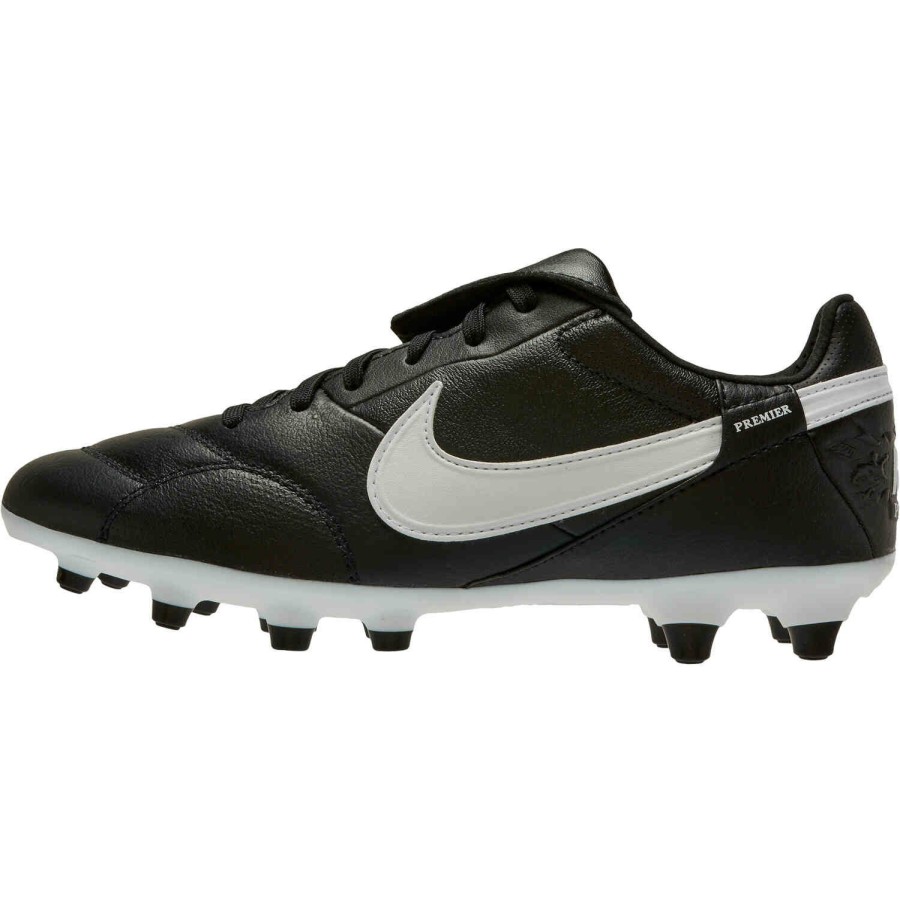 Soccer Shoes * | Nike Premier Iii Fg Black & White Soccer Shoes