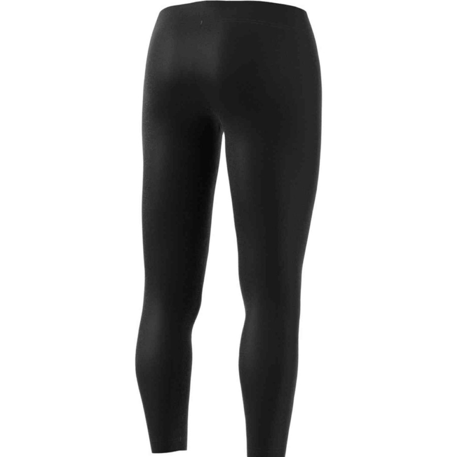 Soccer Apparel * | Womens Adidas Essentials Lifestyle Tights Black/White Soccer Pants