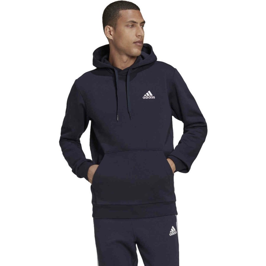 Soccer Apparel * | Adidas Essentials Cozy Hoodie Legend Ink/White Jackets & Sweatshirts