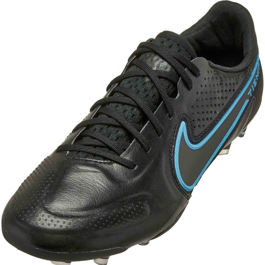 Soccer Shoes * | Nike Tiempo Legend 9 Elite Fg Black Pack Soccer Shoes