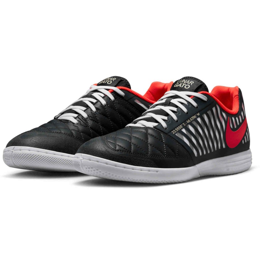 Soccer Shoes * | Nike Lunargato Ii Ic Anthracite & Infrared 23 With White With Team Gold Soccer Shoes