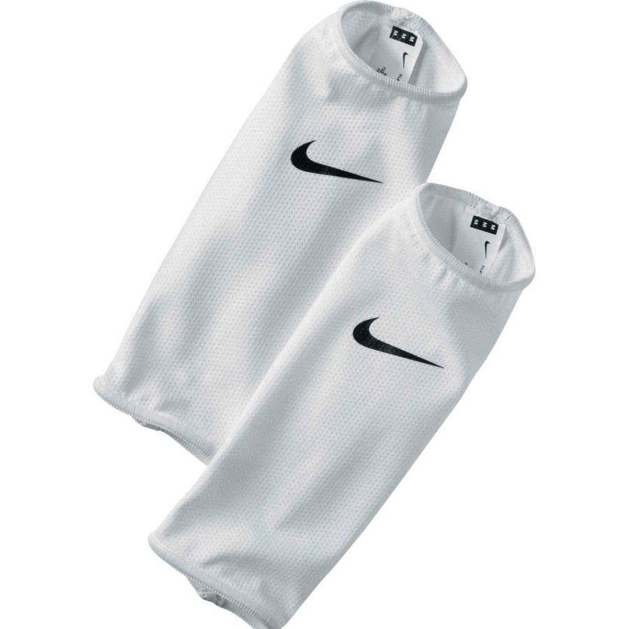 Soccer Equipment * | Nike Guard Lock Sleeves White/Black Soccer Equipment