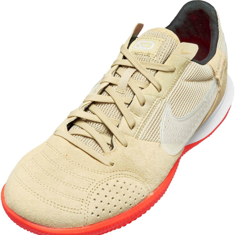 Soccer Shoes * | Nike Sao Paulo Streetgato Team Gold & White With Infrared 23 Soccer Shoes