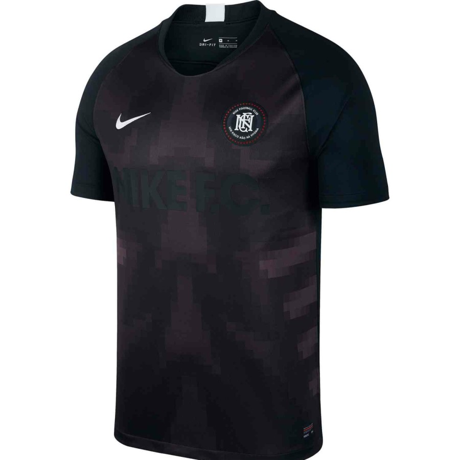 Soccer Apparel * | Nike Fc Jersey Black Soccer Shirts