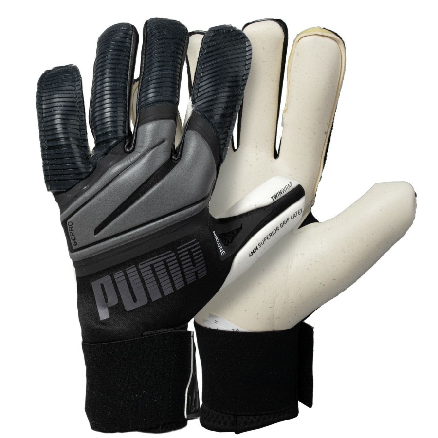 Soccer Equipment * | Puma Ultra Grip 1 Hybrid Pro Goalkeeper Gloves Black Soccer Equipment