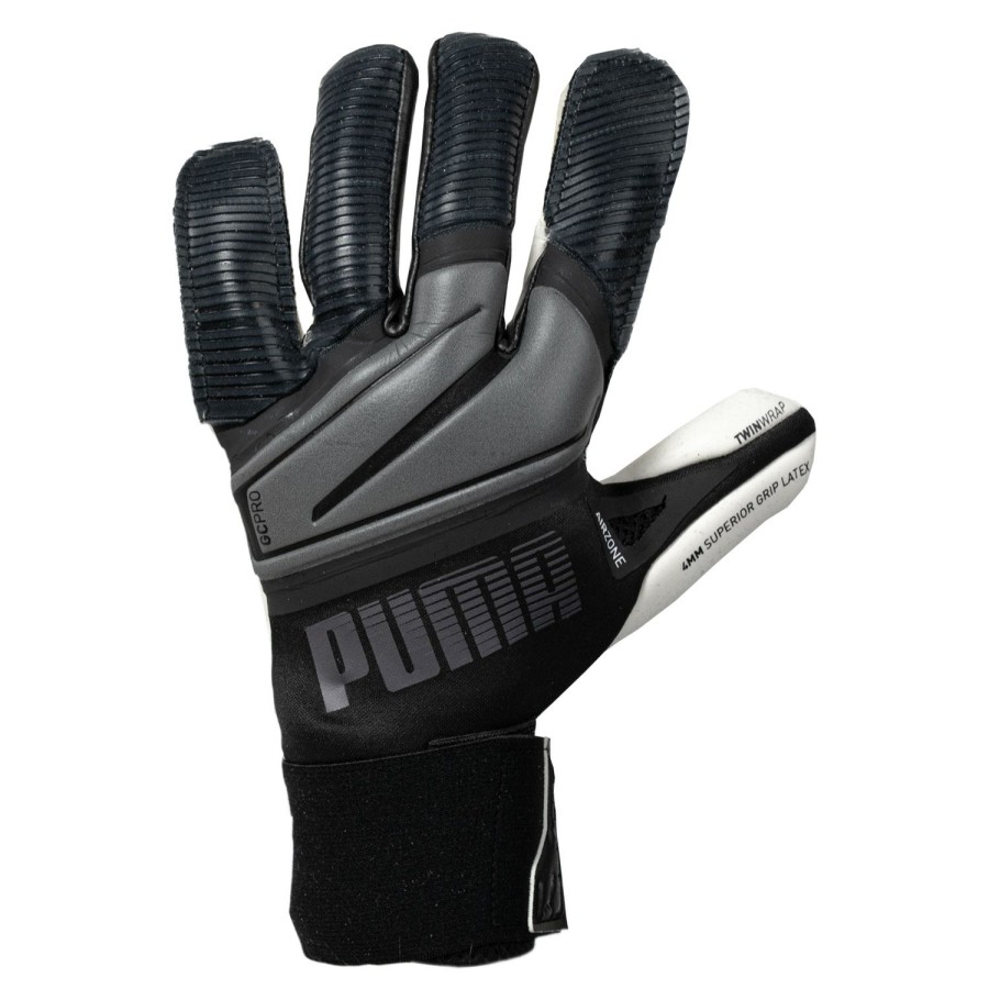 Soccer Equipment * | Puma Ultra Grip 1 Hybrid Pro Goalkeeper Gloves Black Soccer Equipment