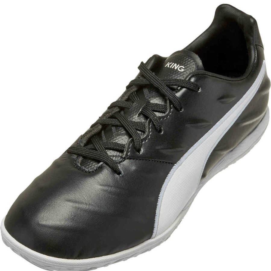 Soccer Shoes * | Puma King Pro 21 It Black & White Soccer Shoes