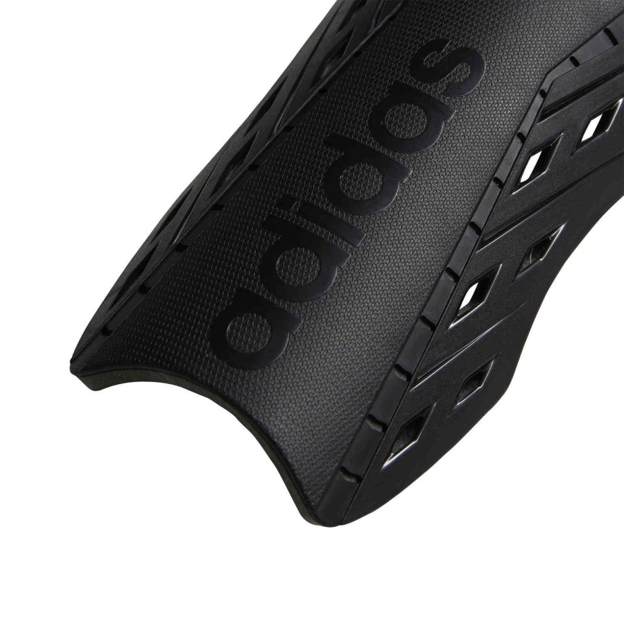 Soccer Equipment * | Adidas Classics Club Shin Guards Black & White With White Soccer Equipment