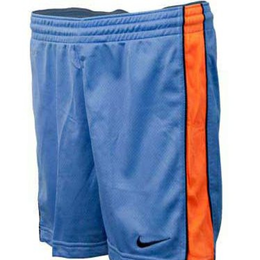 Soccer Apparel * | Nike Womens E4 Short Light Blue/Obsidian Soccer Shorts