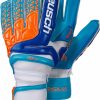 Soccer Equipment * | Reusch Prisma Pro Ax2 Ortho-Tec Goalkeeper Gloves White/Aqua Blue Soccer Equipment