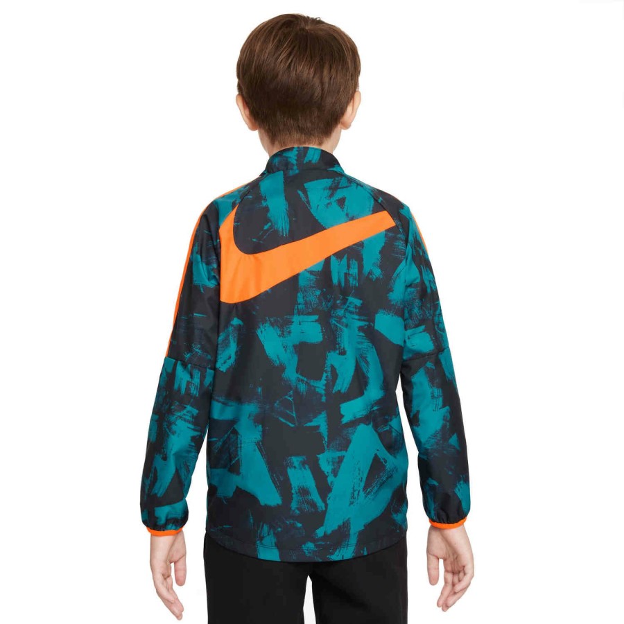 Soccer Apparel * | Kids Nike Chelsea Dry Repel Awf Graphic Jacket Blustery/Black/Hyper Crimson Jackets & Sweatshirts