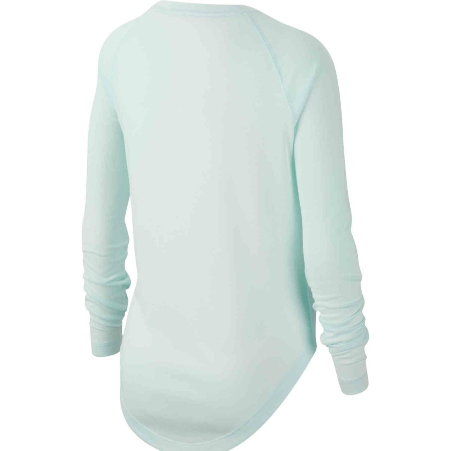 Soccer Apparel * | Girls Nike Dri-Fit L/S Tee Teal Tint/Mineral Teal Soccer Shirts