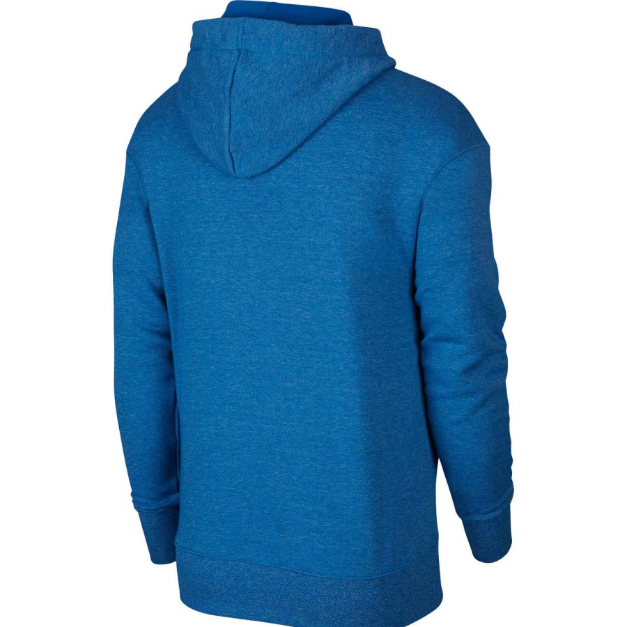 Soccer Apparel * | Nike Heritage Full-Zip Hoodie Battle Blue/Heather Jackets & Sweatshirts