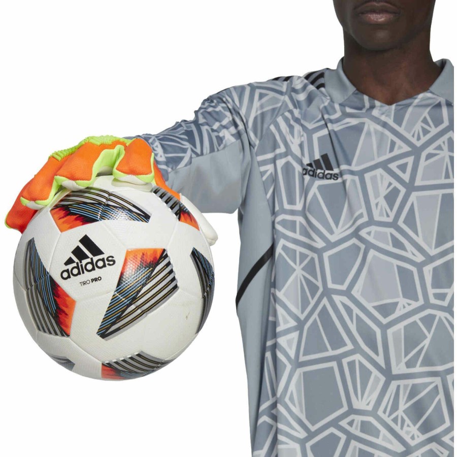 Soccer Equipment * | Adidas Predator Pro Fingersave Goalkeeper Gloves Game Data Pack Soccer Equipment