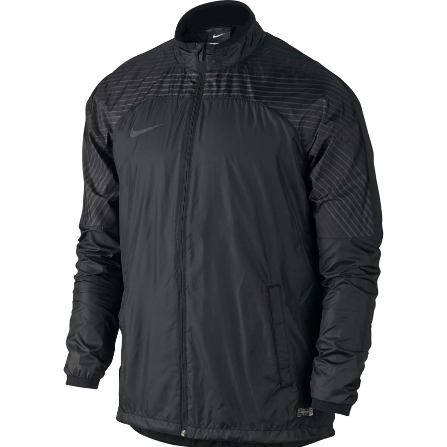 Soccer Apparel * | Nike Revolution Gpx Woven Jacket Ii Black/Anthracite Jackets & Sweatshirts