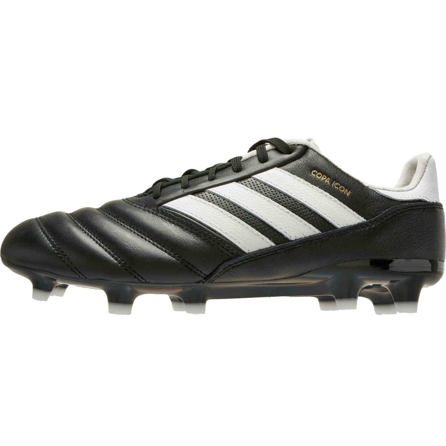 Soccer Shoes * | Adidas Copa Icon Fg Black & White With Metallic Gold Soccer Shoes