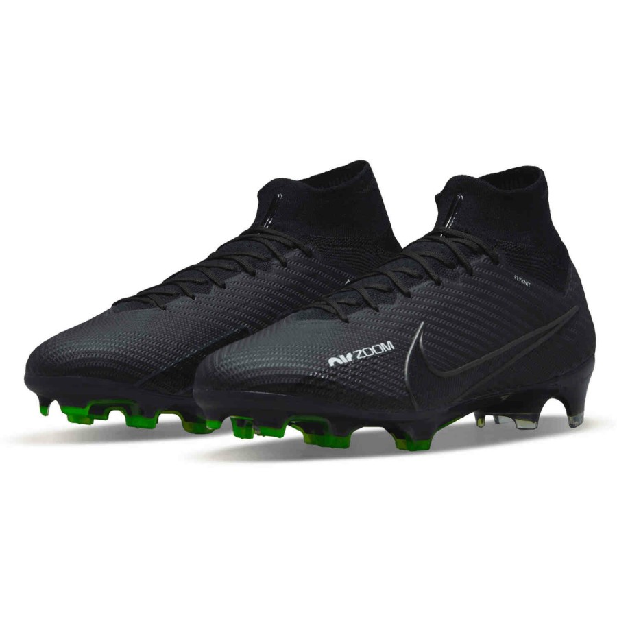 Soccer Shoes * | Nike Zoom Mercurial Superfly 9 Elite Fg Black Pack Soccer Shoes