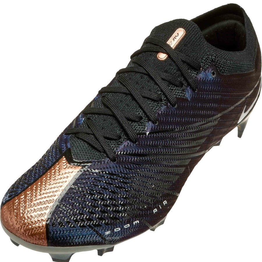 Soccer Shoes * | Nike Zoom Mercurial Vapor 15 Elite Se Fg Black & Black Soccer Shoes