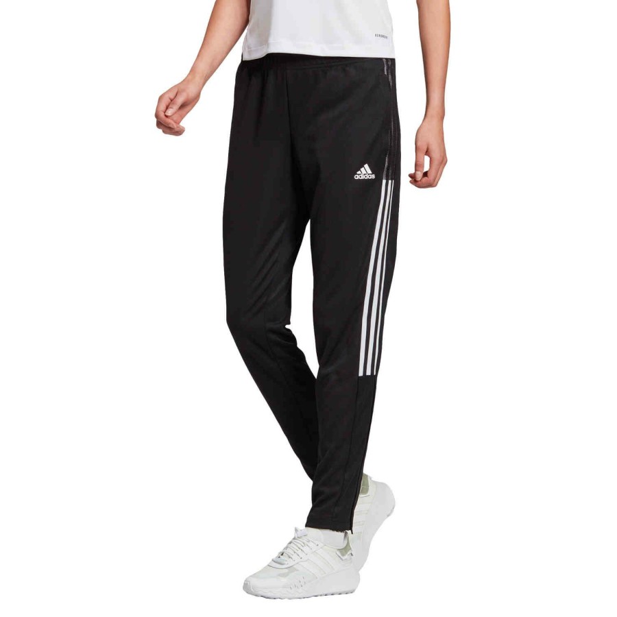 Soccer Apparel * | Womens Adidas Tiro 21 Training Pants Black Soccer Pants